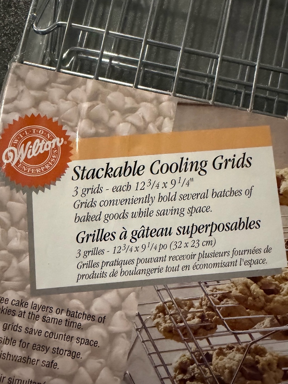 Wilton Silver Stackable Cooling Racks - 3 Pack - Picture 4 of 4